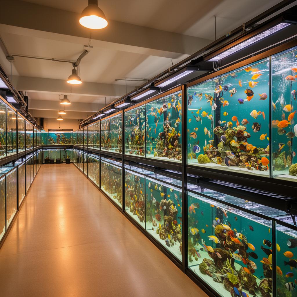 Ornamental fish export facility
